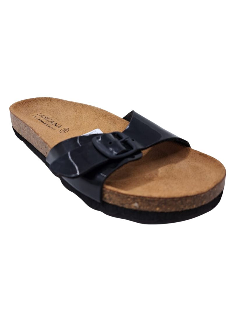 SLIP ON BUCKLE SANDAL