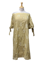 Ada Gatti Off Shoulder Dress - Brown