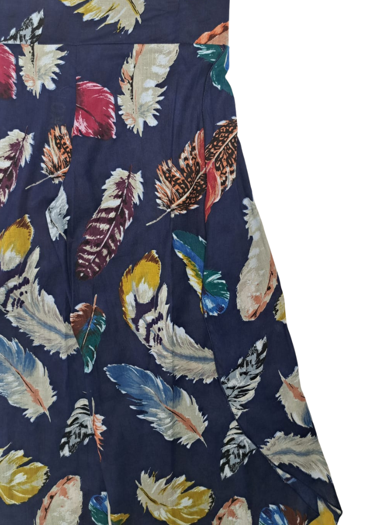 Gloko Ladies Feather printed Bottoms - Multi