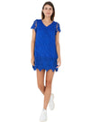 DETAILED SHORT LACE DRESS