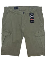 Gas Mens Straight Fit Formal Short - Olive Green
