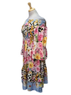 Made In Italy Ladies Sonnet Dress - Multi Colour