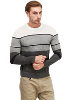 Jack & Jones Mens Detailed Knit Top - Grey