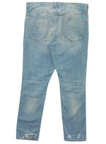 STRAIGHT TAPERED DENIM JEANS