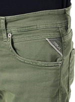Replay Mens Groover Straight Fit Jeans - Green