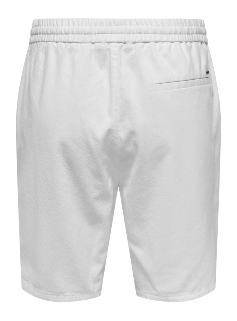 Only & Sons Mens Onslinus Shorts - White