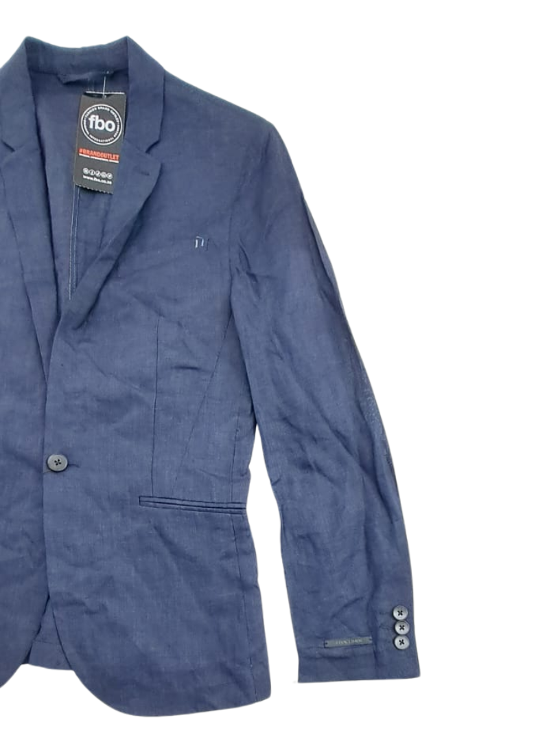 MOCK POCKET LINEN JACKET