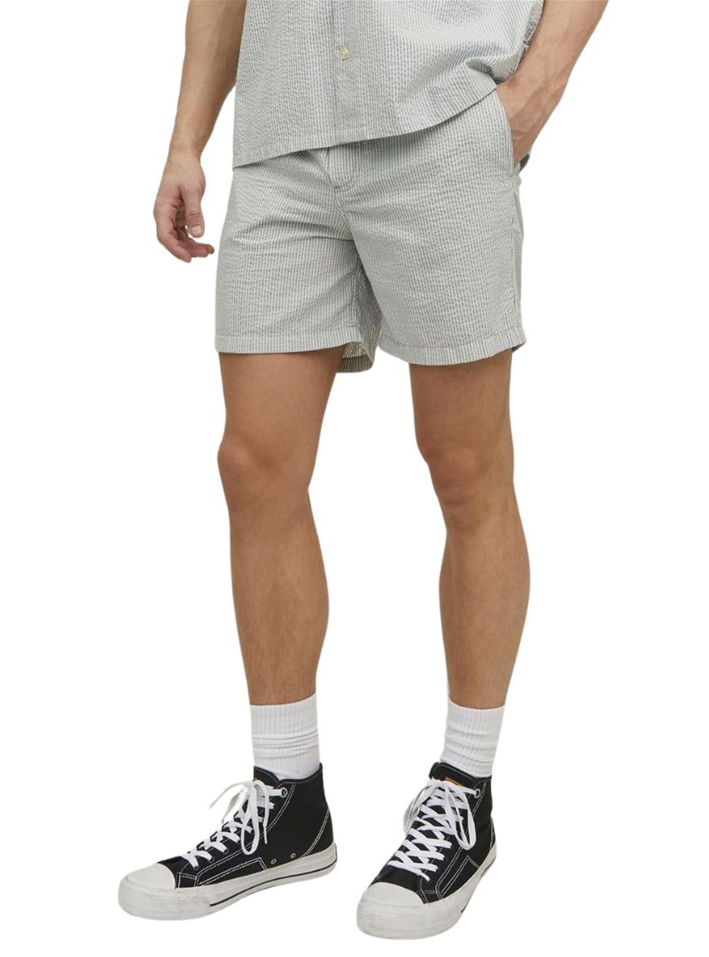 DETAILED STRIPED SHORTS