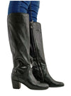 LEATHER HEELED BOOTS