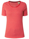 STRIPPED DETAILED TSHIRT