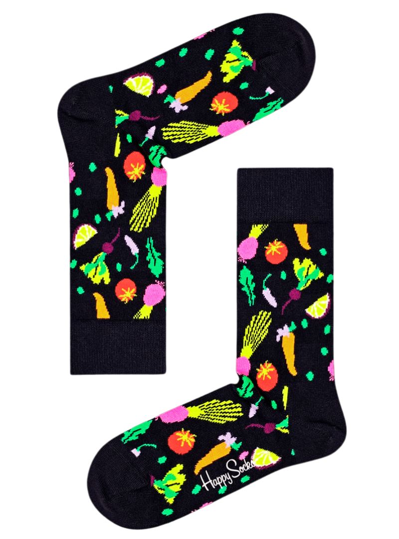 PRINTED VEG DETAIL SOCKS