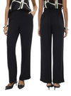 Vero Moda Curve Ladies Joy Hw Wide Pants - Black