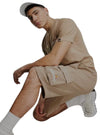 FLEECE CARGO SHORTS