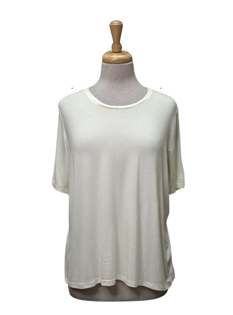 Signature Ladies Basic T-shirt - Cream White