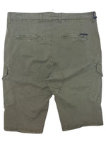 Gas Mens Straight Fit Formal Short - Olive Green