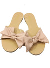 FLAT BOW DETAIL PUSH-IN SANDAL