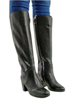 LEATHER HEELED BOOTS