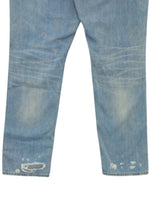 STRAIGHT TAPERED DENIM JEANS