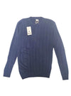 SVH Mens Knitted Pullover - Navy