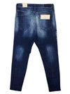 On Denim Mens Ribbed Slim Fit Jean - Blue