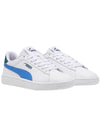 Puma Ladies Smash 3.0 Jr - White-Hyperlink Blue