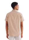Springfield Mens Linen Shirt - Brown