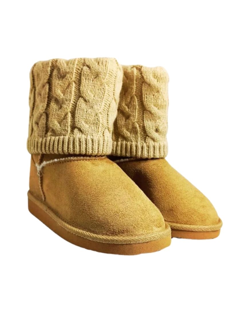 KNITTED ANKLE BOOTS