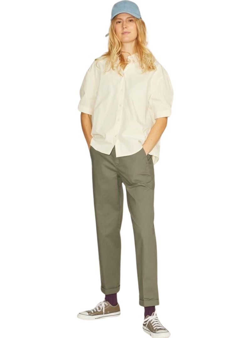 ELLA REGULAR CHINO MID WAIST PANTS