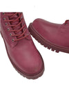 Lascana Ladies Lace Up Ankle Boot - Plum