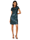 Vanessa Gounden Ishana Sequin Cocktail Dress - Teal