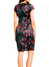 SHORT SLEEVE PRINTED DRESS