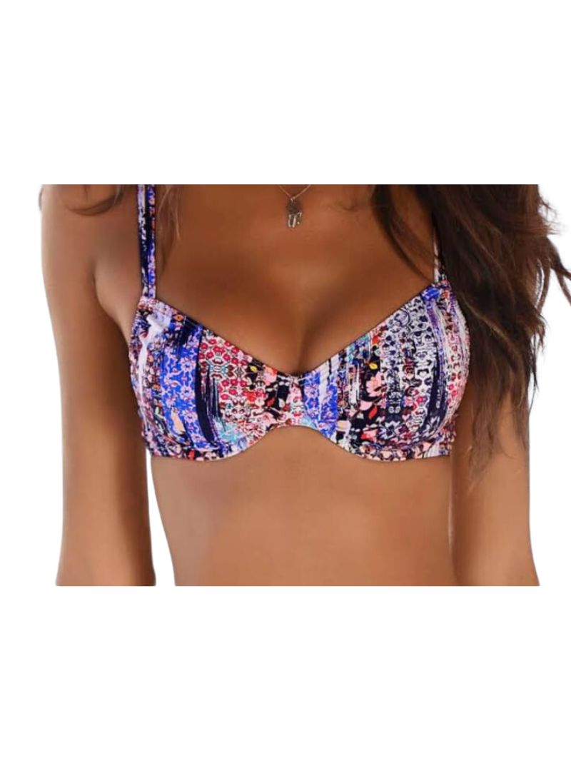 PRINTED BIKINI TOP