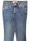 Reserved Ladies Rib Detail Bootcut Jeans - Blue
