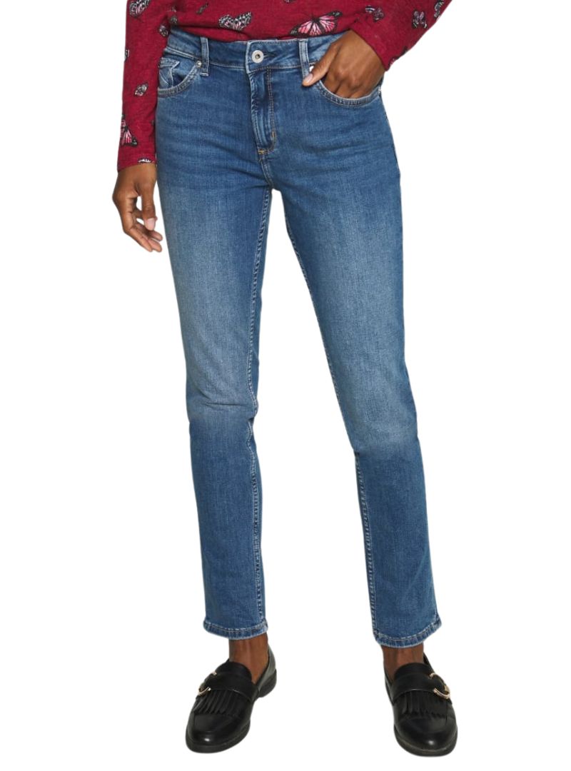 MID RISE SLIM LEG JEAN