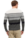 Jack & Jones Mens Detailed Knit Top - Grey