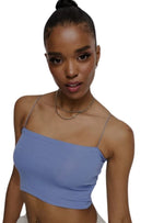 RIB TEXTURED CAMI CROP TOP