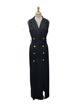 Inside Ladies Button Detailed Dress - Black
