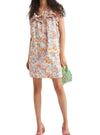 FLOUNCE RUFFLE FLORAL DRESS