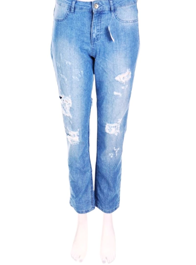 CROPPED RIPPED JEGGING JEAN