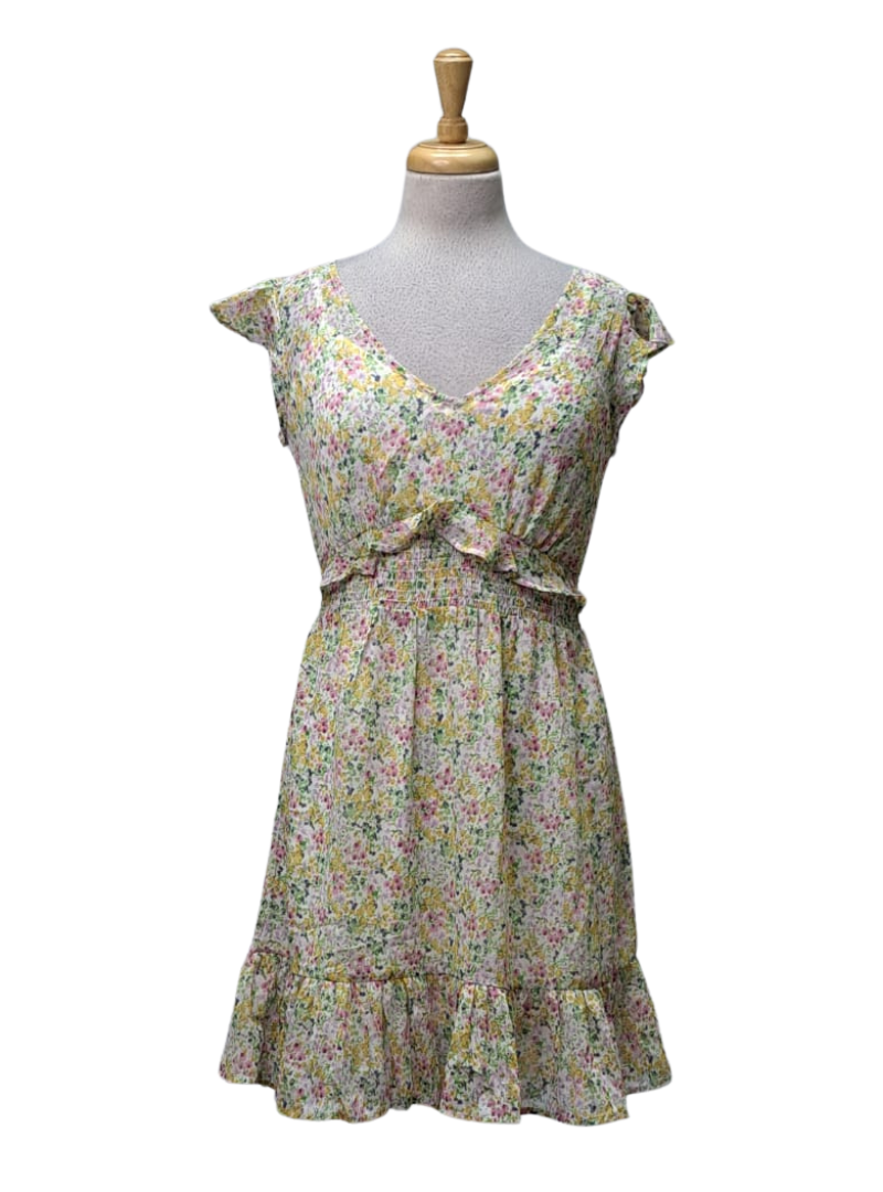 House Brand Ladies Floral Dress - Multi