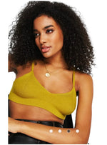 KNITTED CORD SKINNY BRALET