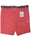 Mcneal Mens Formal Shorts With Belt - Red