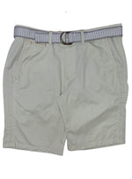 Mcneal Mens Formal Shorts With Belt - Beige