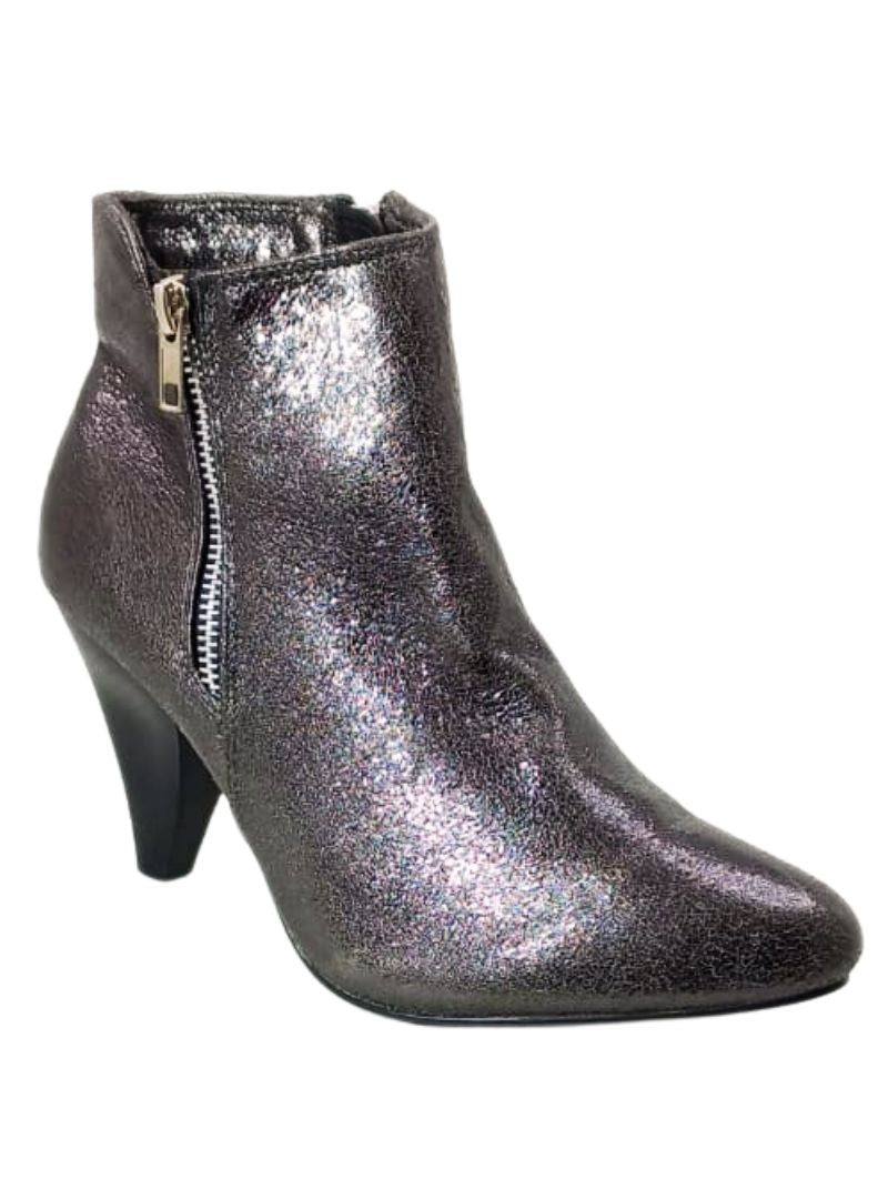 KITTEN HEEL ANKLE BOOT