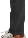 Gabba Mens Slim Fit Zip Trouser - Black/Grey