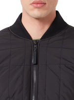 BASIC QUILTED BOMBER JACKET