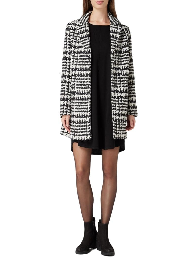PATTERNED BUTTONE UP COAT