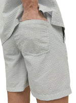 DETAILED STRIPED SHORTS