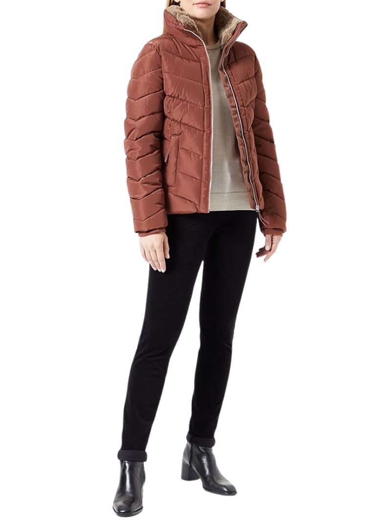 Stand Collar Puffer Jacket