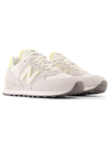 New Balance Ladies  WL574QD Sneaker - Gray/Yellow